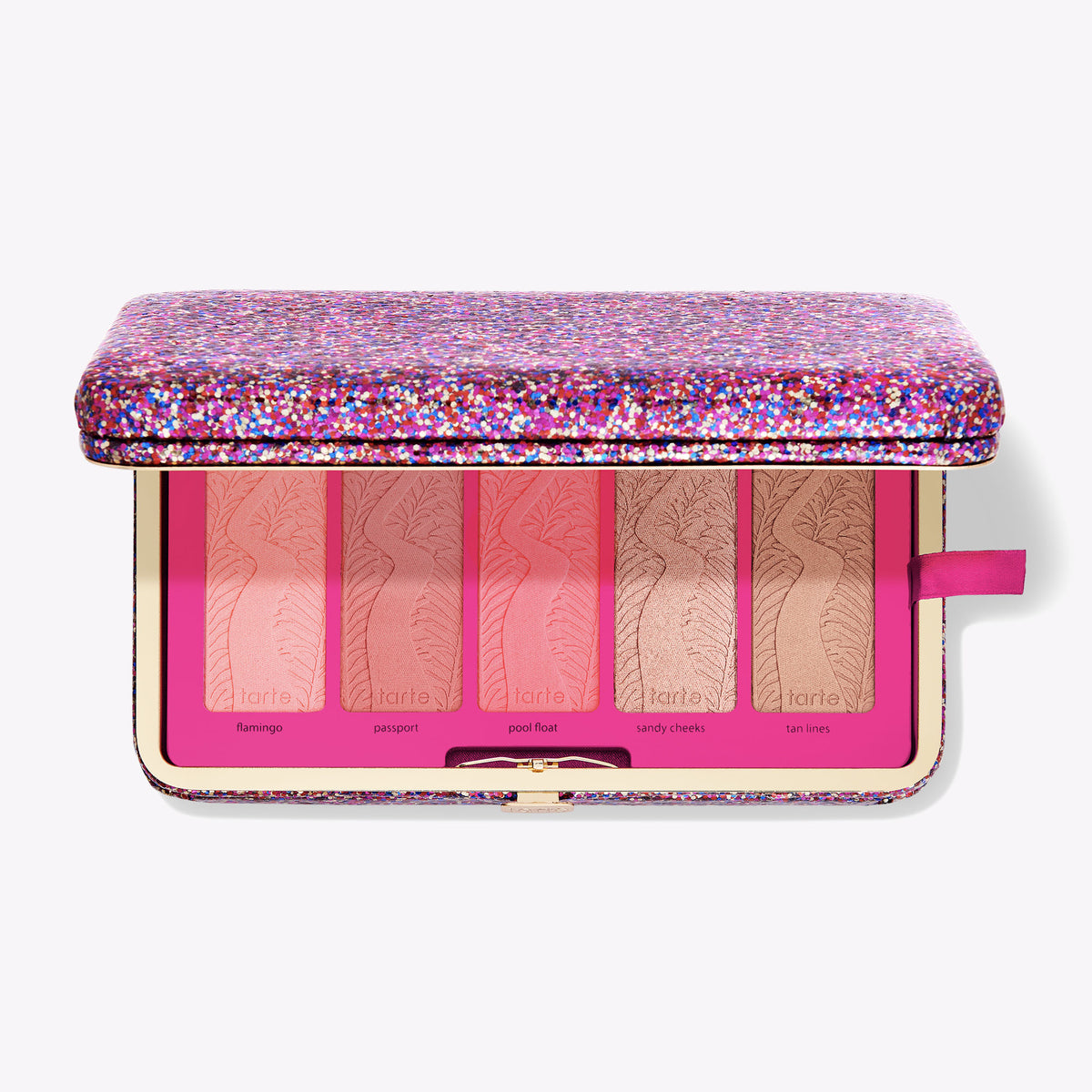 life of the party clay blush palette & clutch